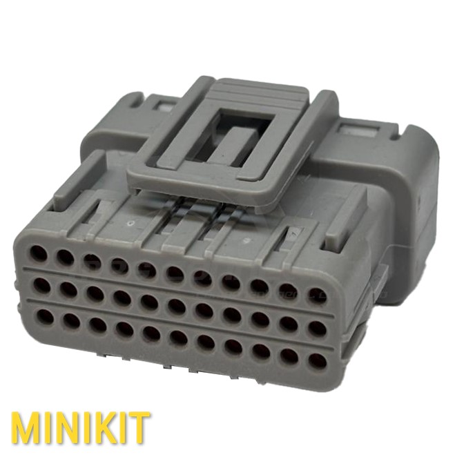 connettore porta lampade - 2 vie p.f. 5w tutto vetro