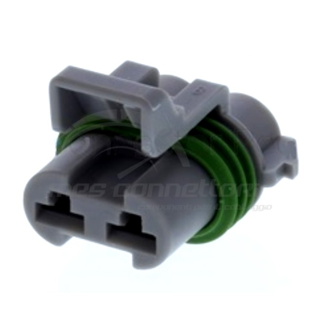 connettore delphi Metri-Pack serie 630 - 2 vie p.f.