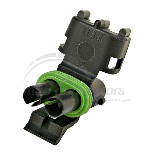 connettore delphi Weather-Pack serie 280 - 2 vie p.f.