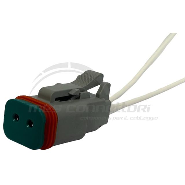 connettore cablato amphenol serie AT - 2 vie p.f.