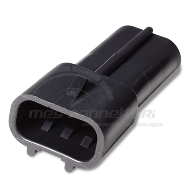 connettore delphi pts serie 630 - 2 vie p.m. con gommino integrato