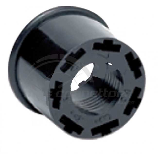 connettore COBO per interruttore 7 vie nero 1005315-C125113