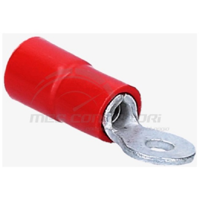 occhiello preisolato rosso sez. 0.25-1.5 foro 2.4