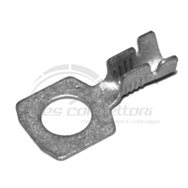 occhiello quadrato foro  6,4 sez. 2.5-4, sez. 2.5-4,0 mmq