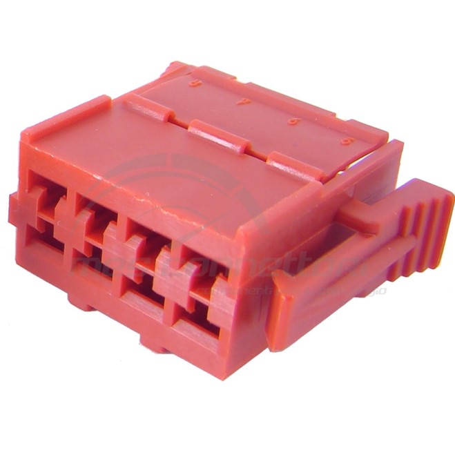 connettore tyco serie tachigrafo - 8 vie p.f. rosso
