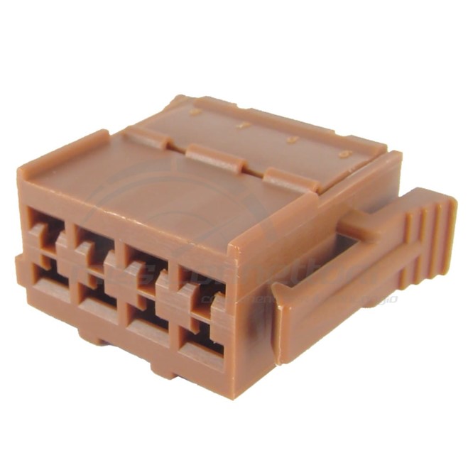 connettore tyco serie tachigrafo - 8 vie p.f. marrone