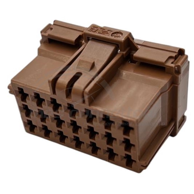 connettore tyco serie MCP 2.8 - 21 vie p.f. marrone