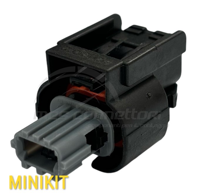 kit connettore APEX 2.8 p.f. 2 vie nero