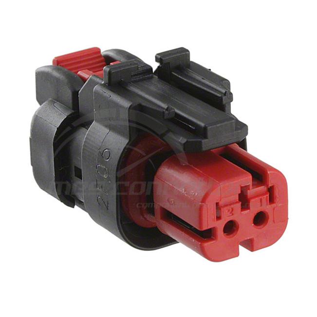 connettore tyco serie AMP-SEAL 16 - 2 vie p.f. secondary lock rosso