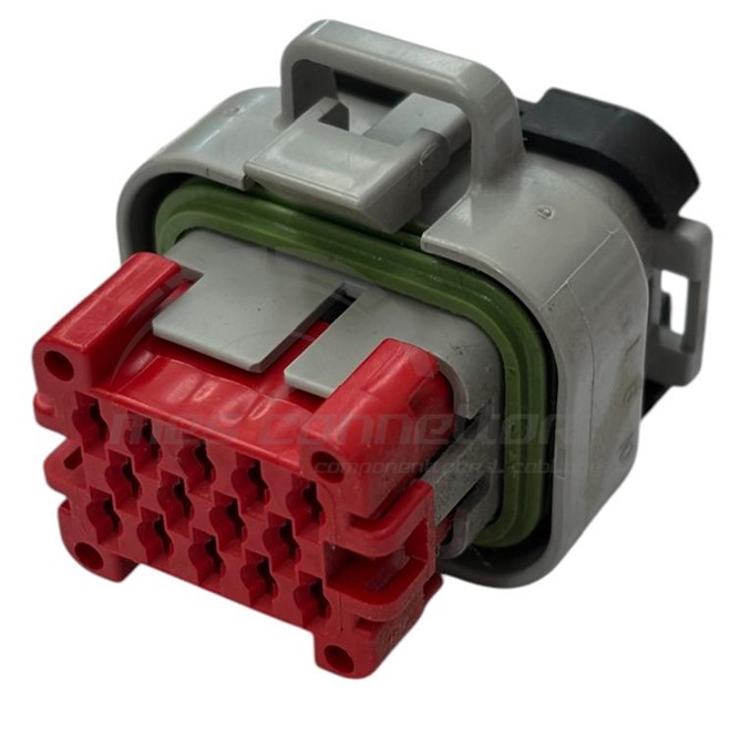 connettore tyco serie ampseal - 14 vie p.f. grigio