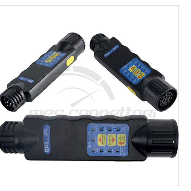 tester collegamento elettrico 13 poli per rimorchi 12V