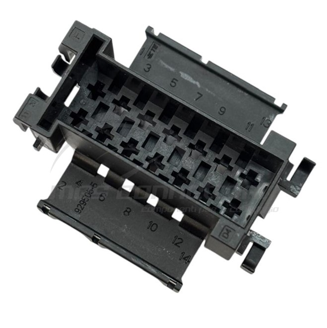 kit connettore tyco serie S-timer - 14 vie p.m. nero