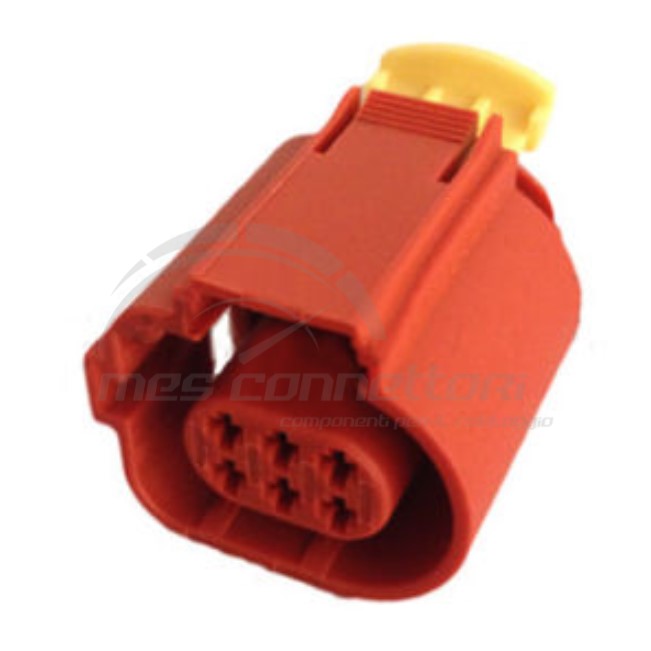 connettore tyco serie micro-timer - 6 vie p.f. marrone