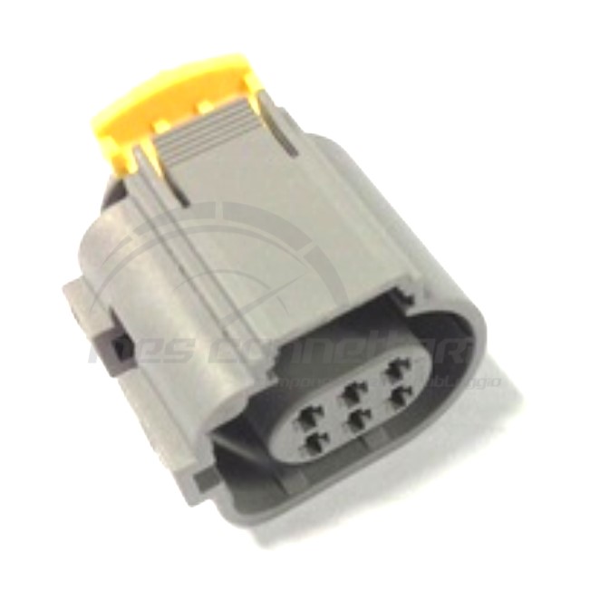 connettore tyco serie micro-timer - 2 vie p.f. grigio (4 vie cieche)