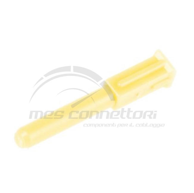 tappo in plastica giallo per MQS 0.64 per connettori centralina