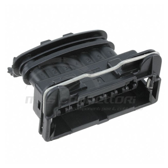 connettore tyco serie JPT 2.8 - 7 vie p.f.