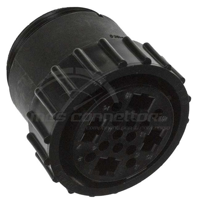 connettore tyco serie cpc - 12+4 vie p.f. volante taglia 23
