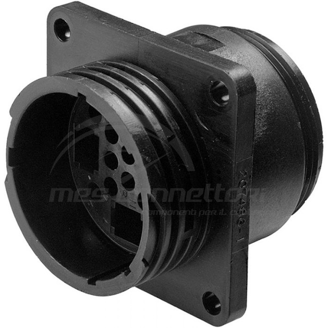 connettore tyco serie cpc - 12+4 vie p.m da pannello taglia 23