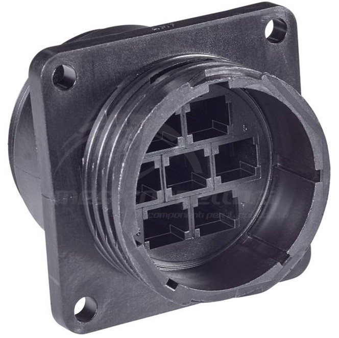 connettore TYCO SERIE CPC di potenza - 7 vie p.m. da pannello taglia 23