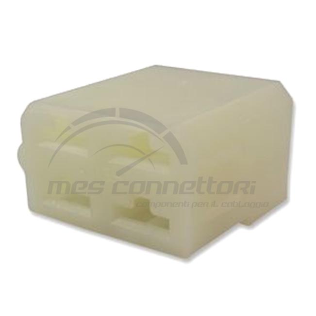 connettore tyco serie porta faston 6.3 - 4 vie p.f.