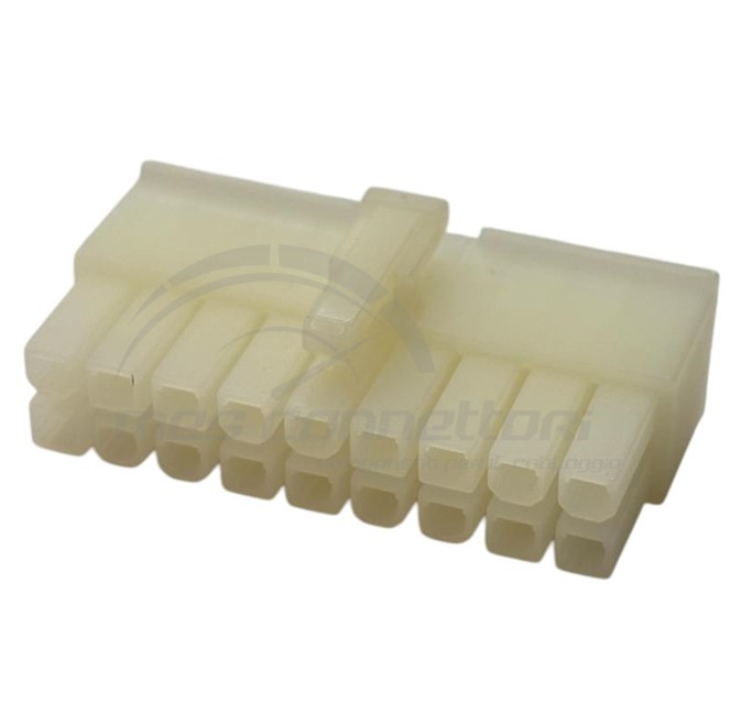 connettore tyco serie mini-fit - 18 vie p.f.