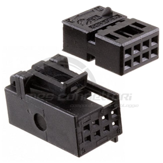 Connettore tyco serie mqs - 8 vie p.f.