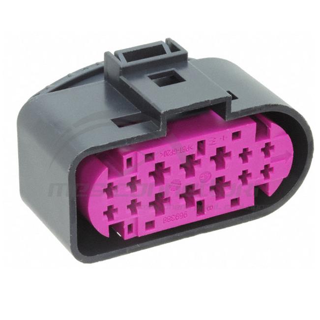 connettore tyco  serie JPT 2.8 - 14 vie p.f. misto