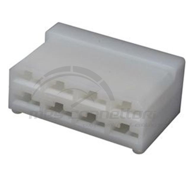 connettore tyco serie porta faston 6.3 - 8 vie p.f.