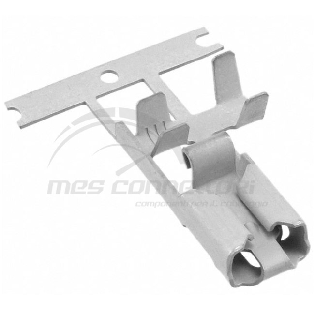 terminale femmina 90° 6,3 x 0,8  sez. 1-2,5 mmq per lampade H7