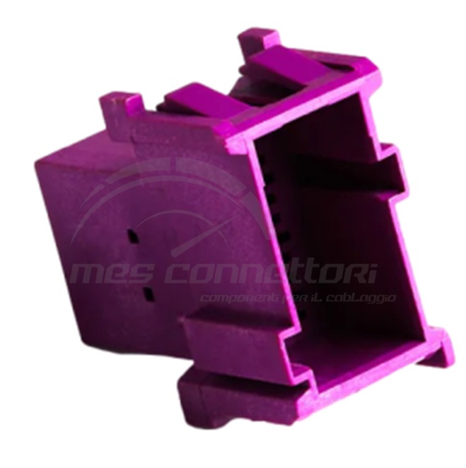 connettore tyco serie JPT 2.8 - 9 vie p.m. viola