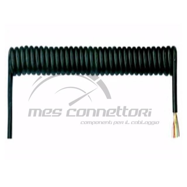 cavo spiralato 7x0,75 mmq  4,5 mt