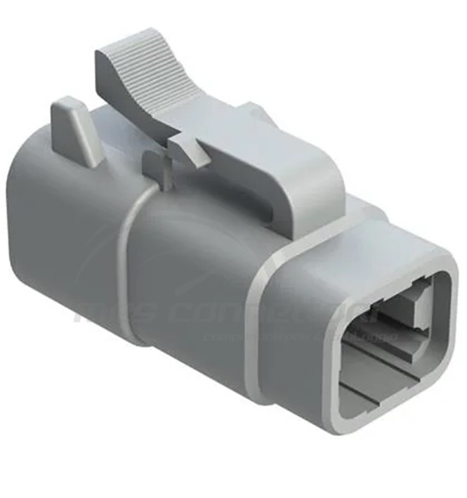 connettore amphenol serie ATM - 4 vie p.f. secondary Lock