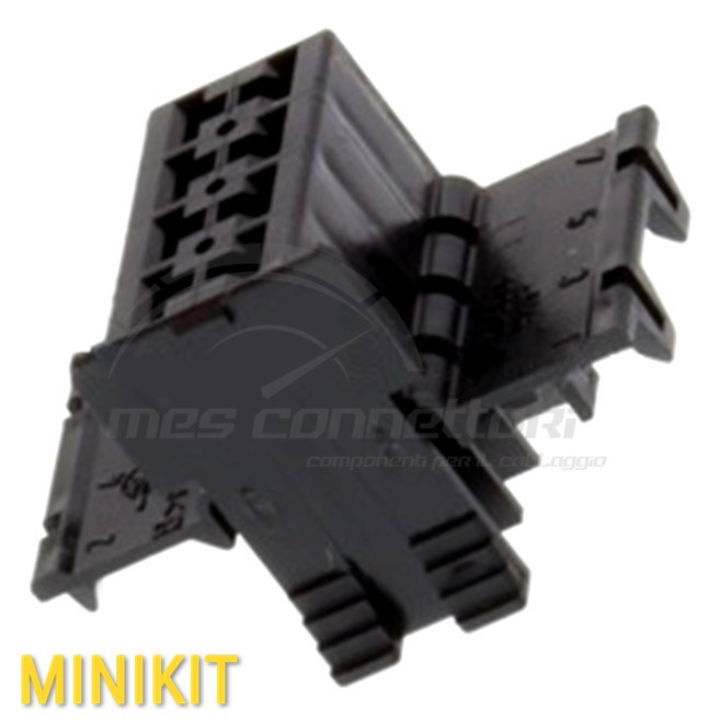 kit connettore tyco serie S-timer - 10 vie p.f. nero