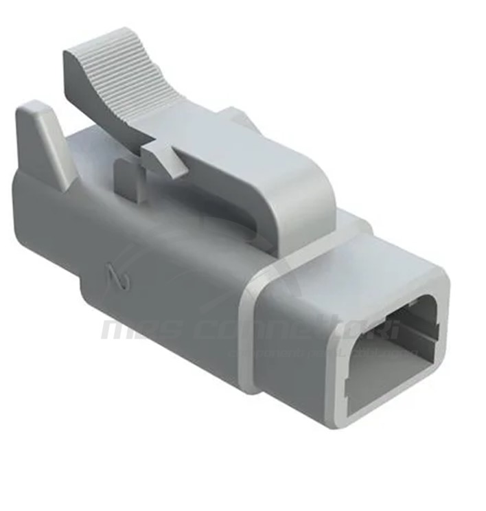 connettore amphenol serie ATM - 2 vie p.f. con secondary lock