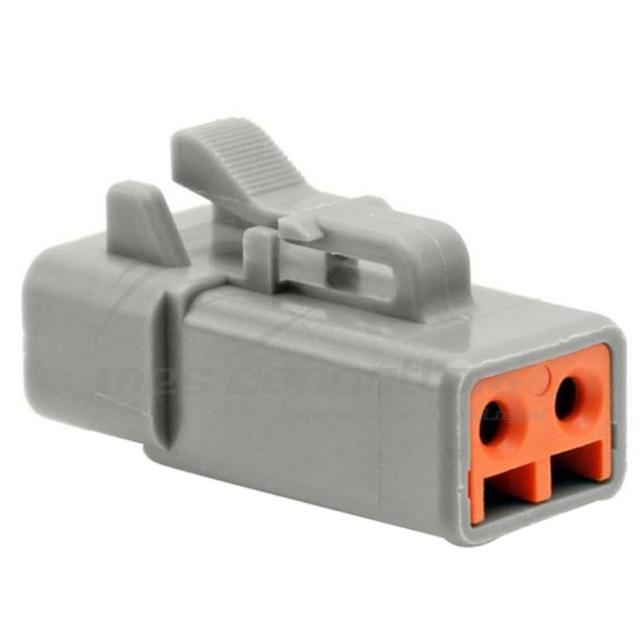 connettore amphenol serie ATP - 2 vie p.f. con secondary lock