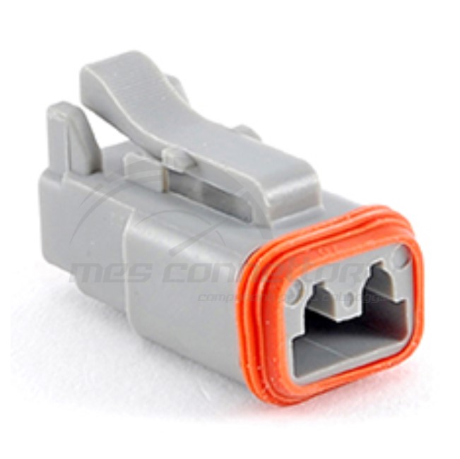 connettore amphenol serie AT - 2 vie p.f. con secondary lock