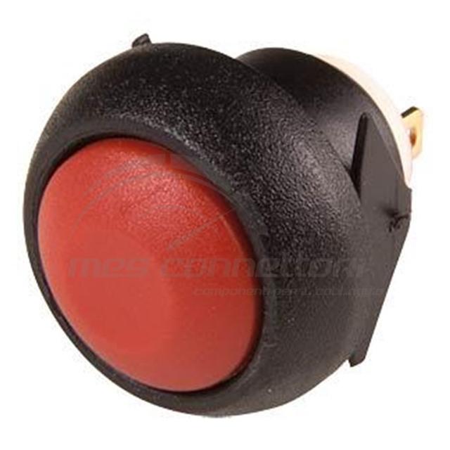pulsante IP67 ad incastro colore ROSSO (foro 12 mm)