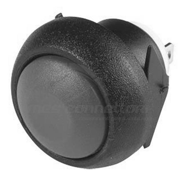 pulsante IP67 ad incastro colore nero (foro 12 mm)