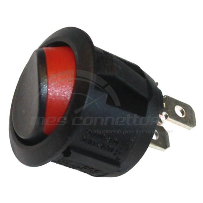 interruttore basculante on-off 12/24 volt (foro 20.2 mm)
