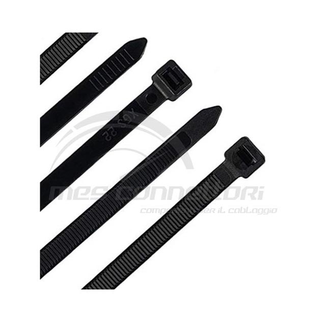 fascetta in PA6 nera 160x4,5