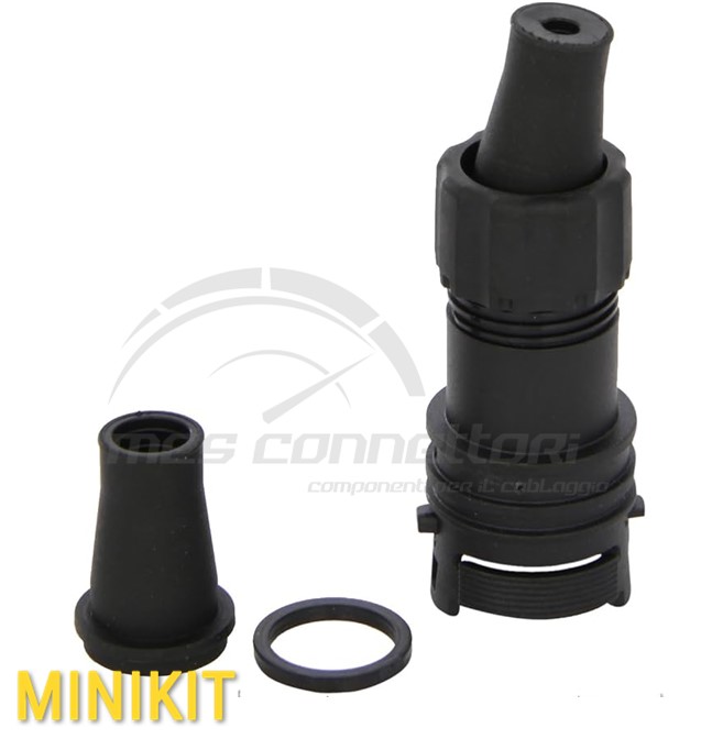 kit connettore HELLA 7 vie p.m. nero