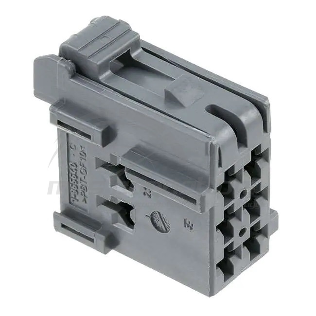 connettore tyco serie jpt 2.8 - 6 vie p.f. grigio