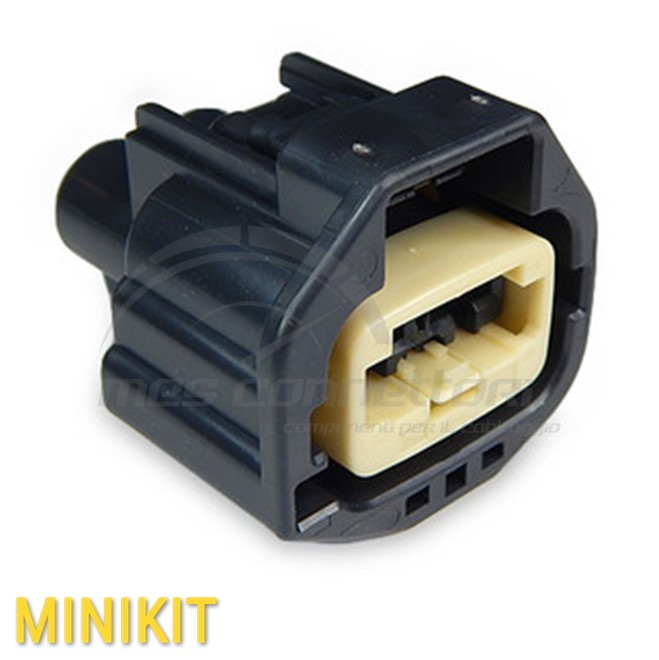 kit connettore YAZAKI serie YES/YESC Kaizen 6.3 mm (250) - 2 vie p.f. sealed grigio scuro