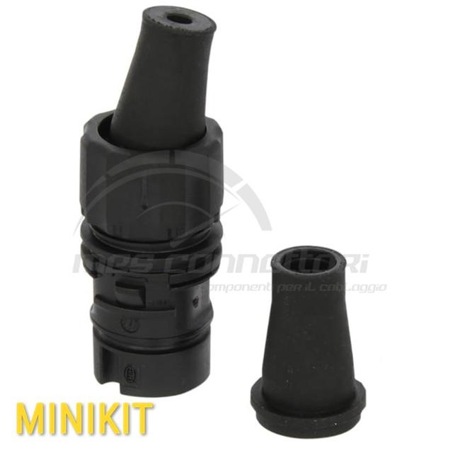 kit connettore HELLA 7 vie p.f. nero