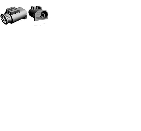 KIT connettore tyco serie MQS - 6 vie p.m.