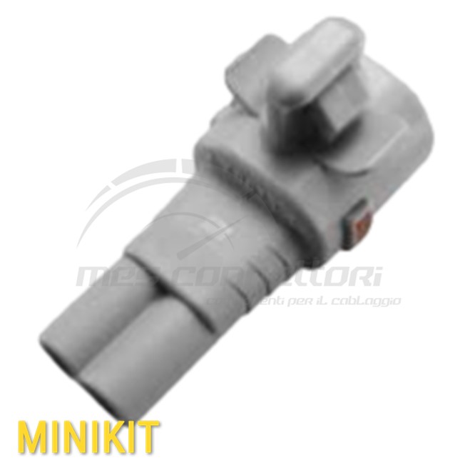 kit connettore Sumitomo serie TS 2.3mm (090) - 2 vie p.m. Sealed grigio chiaro