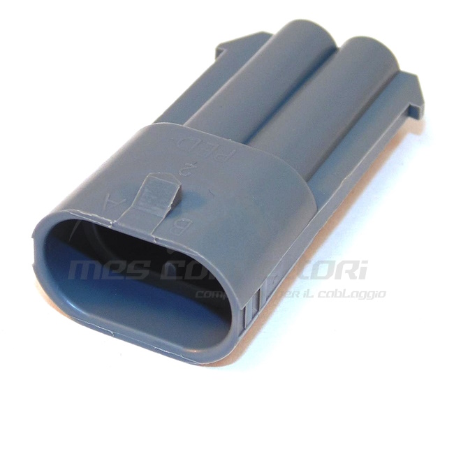 connettore delphi Metri-Pack serie 280 - 2 vie p.m. grigio