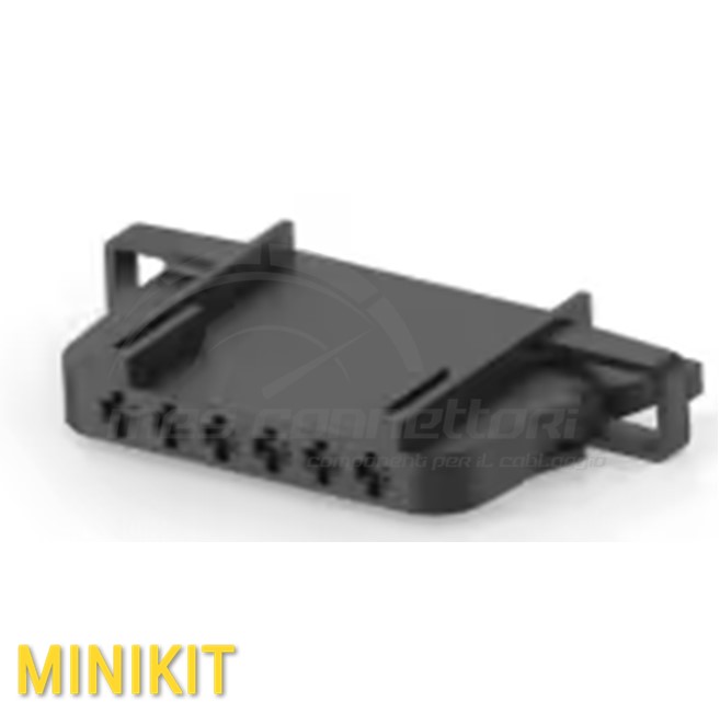 kit connettore VOLKSWAGEN 6vie p.f. nero