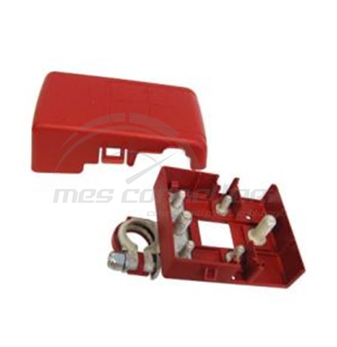 morsetto con scatola porta fusibili 2 midifuse + 1 megafuse