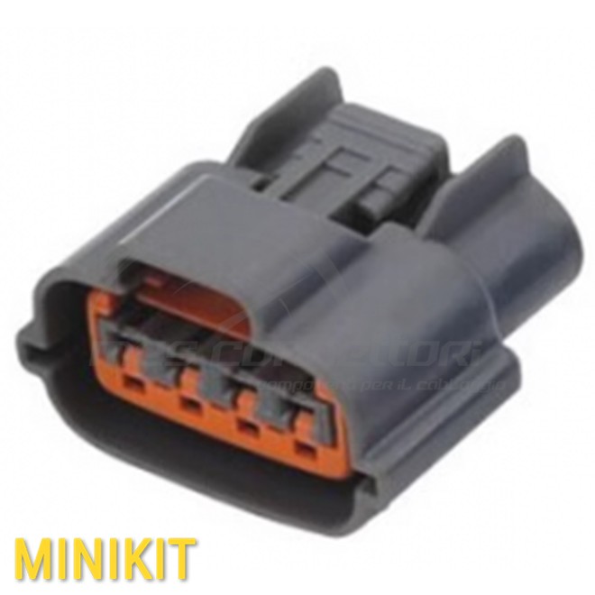 kit connettore SUMITOMO serie 62 2.3mm (090) - 4 vie p.f. sealed grigio